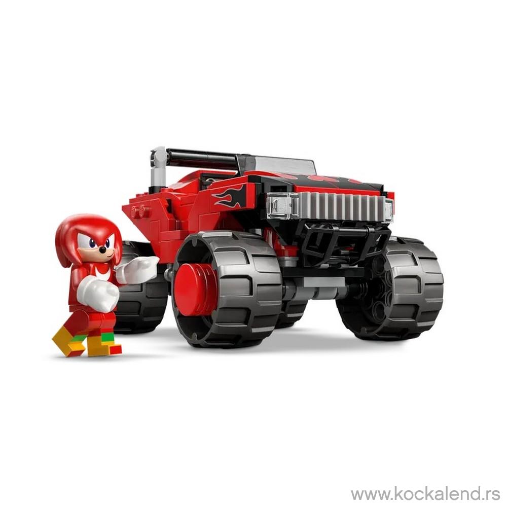 LEGO SONIC SILVERS CAR VS KNUCKLES MECH 
