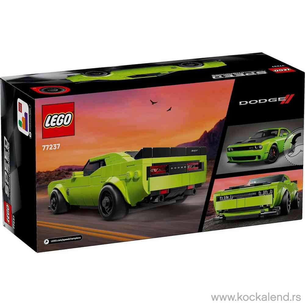 LEGO SPEED CHAMPIONS DODGE CHALLENGER SRT HELLCAT 