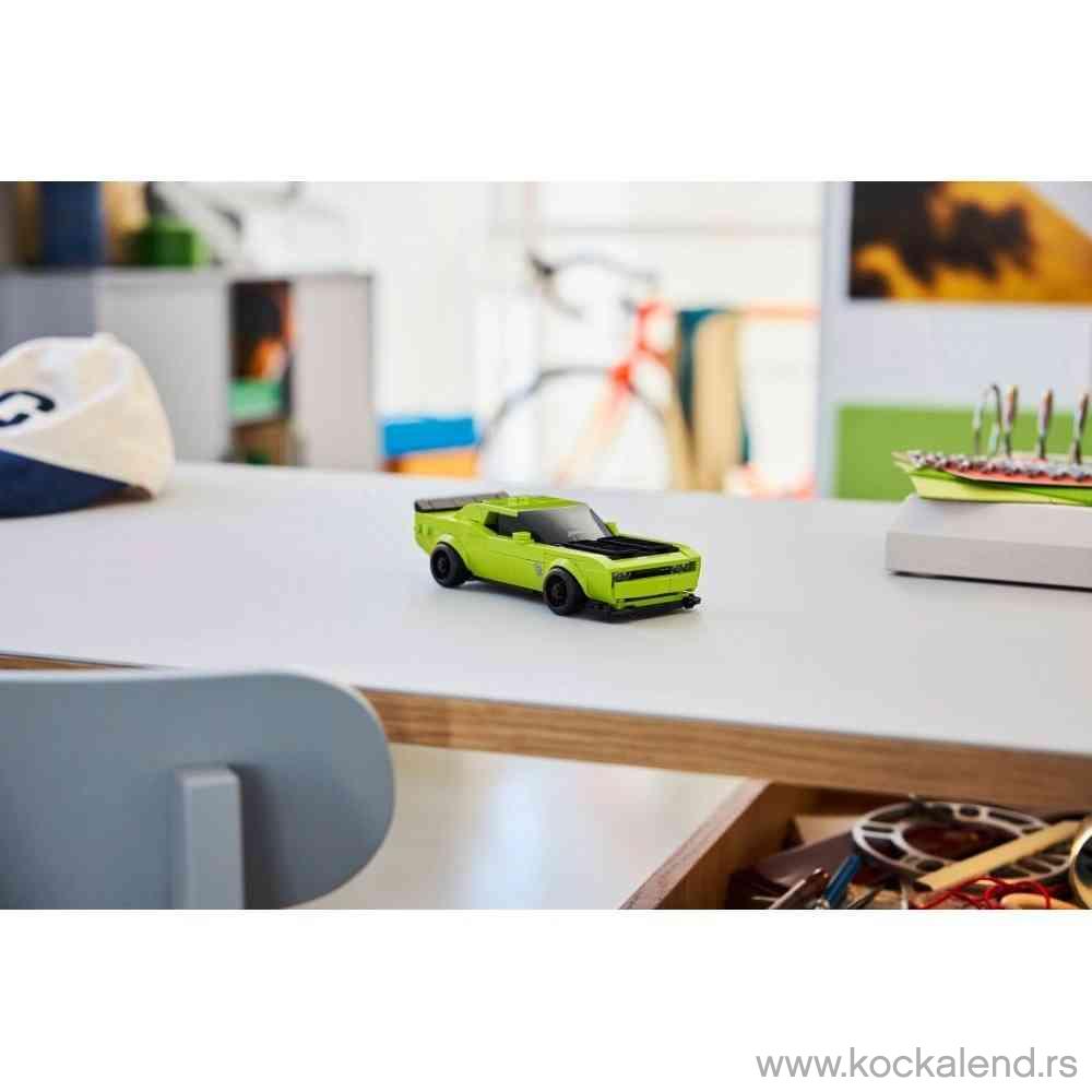 LEGO SPEED CHAMPIONS DODGE CHALLENGER SRT HELLCAT 