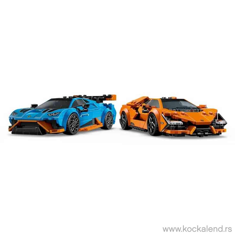 LEGO SPEED CHAMPIONS LAMBORGHINI REVUELTO AND HURACANE 