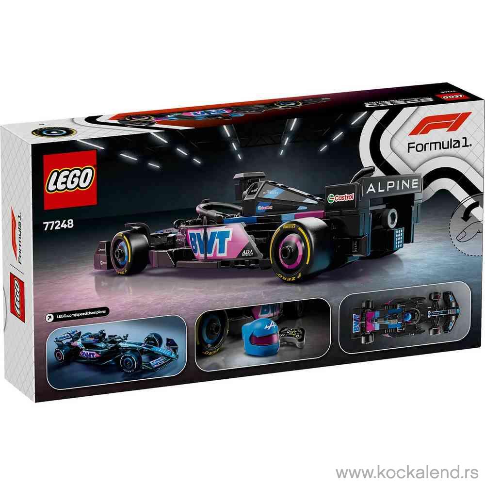 LEGO SPEED CHAMPIONS BWT ALPINE F1 TEAM A524 RACE CAR 