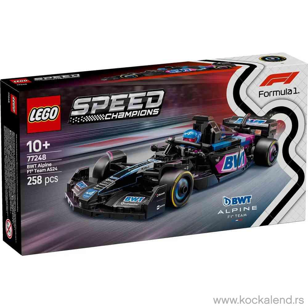 LEGO SPEED CHAMPIONS BWT ALPINE F1 TEAM A524 RACE CAR 