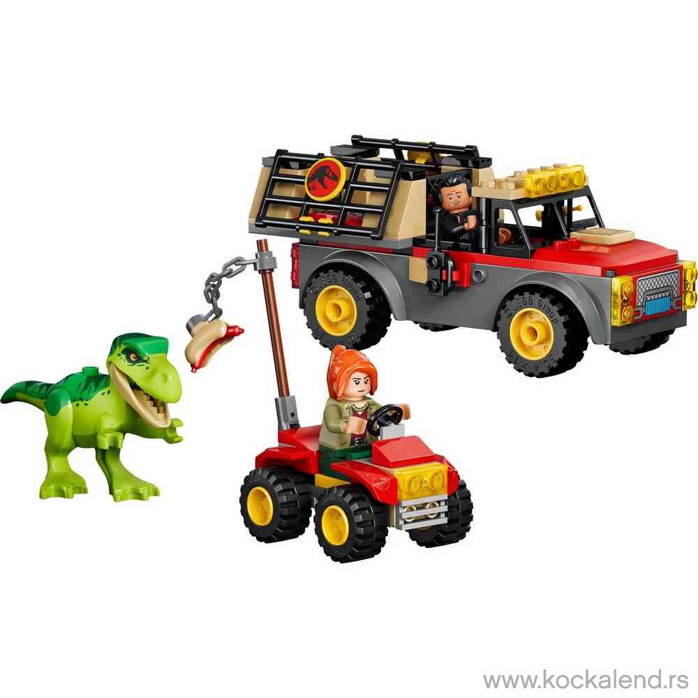 LEGO JURASSIC WORLD YOUNG T REX TRANSPORT TRUCK 