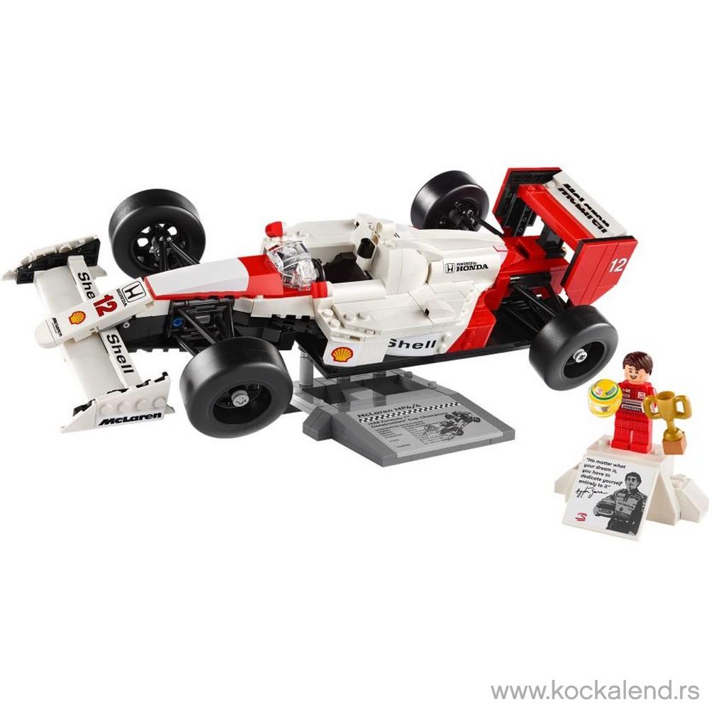 LEGO ICONS MC LAREN AJRTON SIENA 