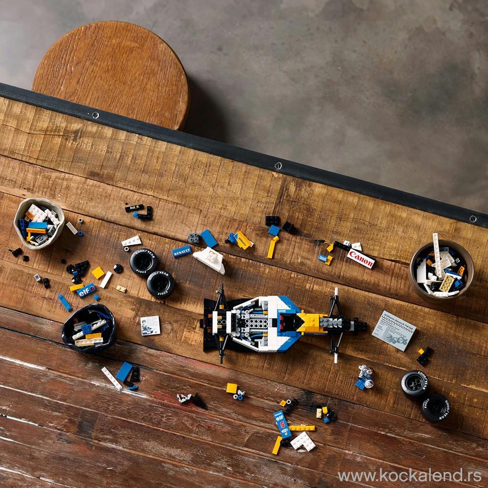 LEGO ICONS WILLIAMS RACING FW14B AND NIGEL MANSELL 