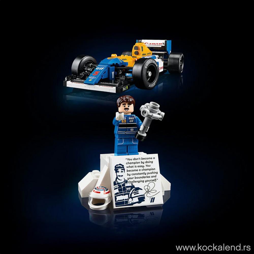 LEGO ICONS WILLIAMS RACING FW14B AND NIGEL MANSELL 