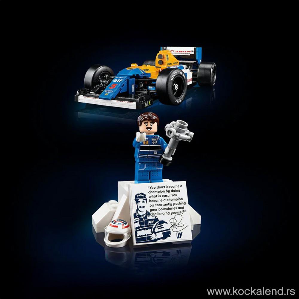 LEGO ICONS WILLIAMS RACING FW14B AND NIGEL MANSELL 