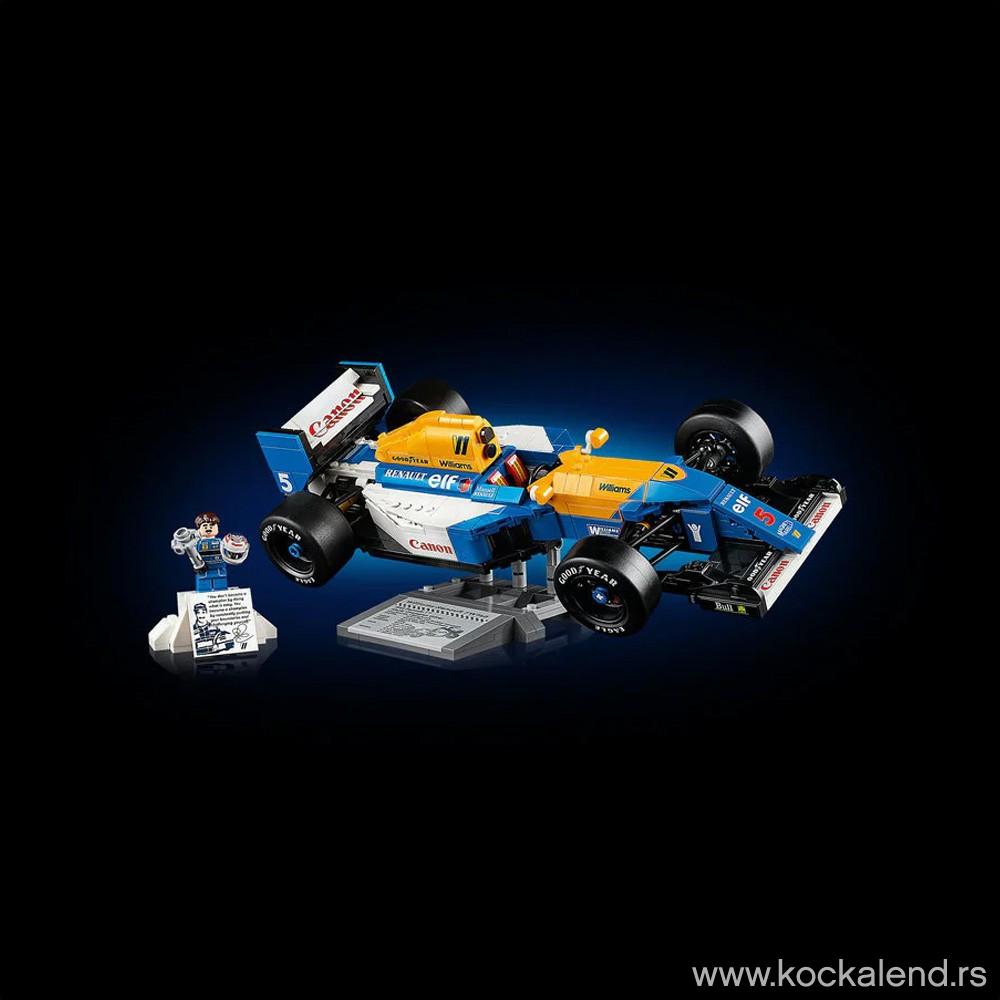 LEGO ICONS WILLIAMS RACING FW14B AND NIGEL MANSELL 