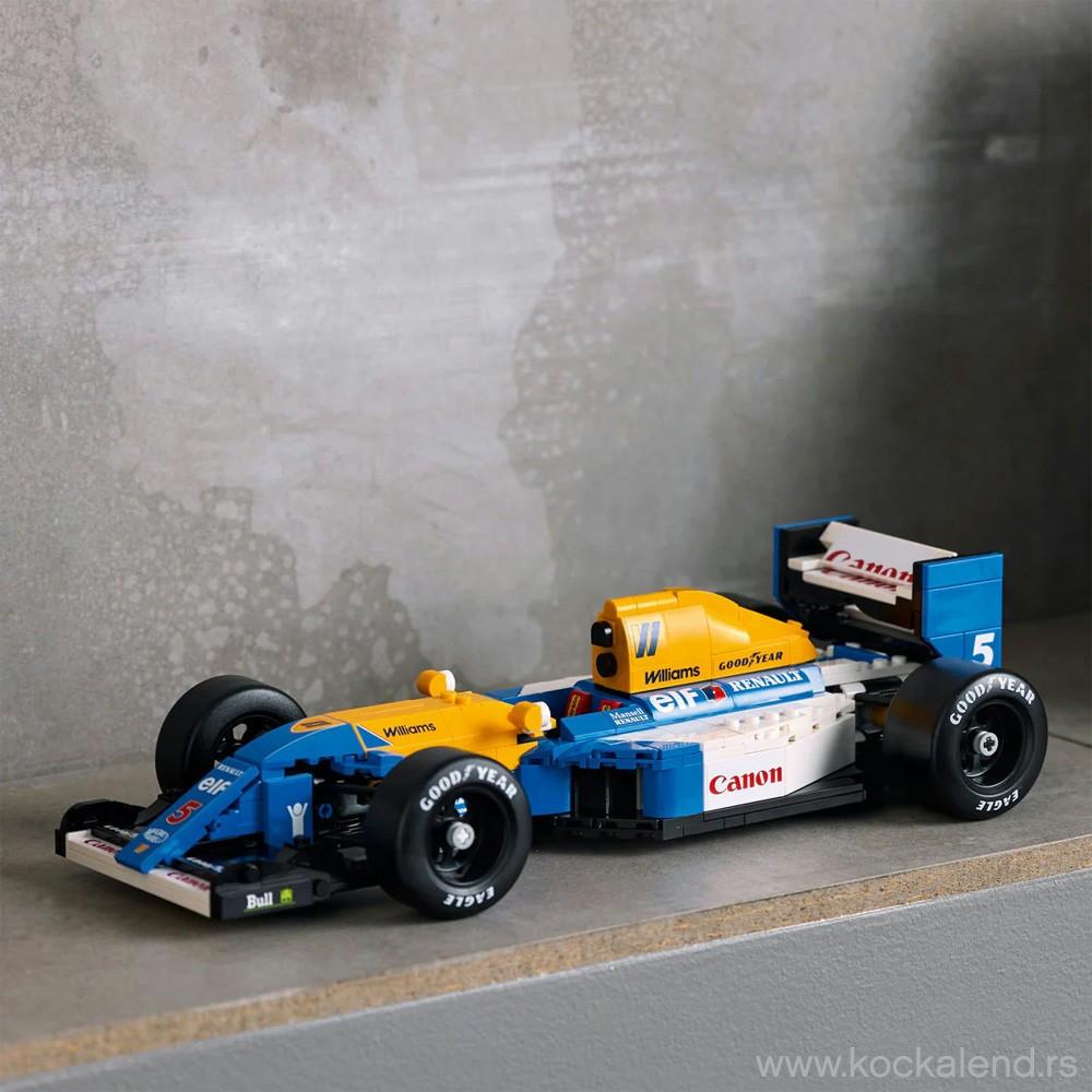 LEGO ICONS WILLIAMS RACING FW14B AND NIGEL MANSELL 