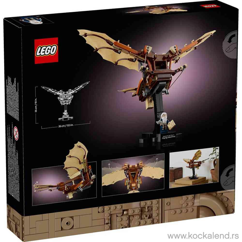 LEGO ICONS LEONARDO DA VINCIS FLYING MACHINE 