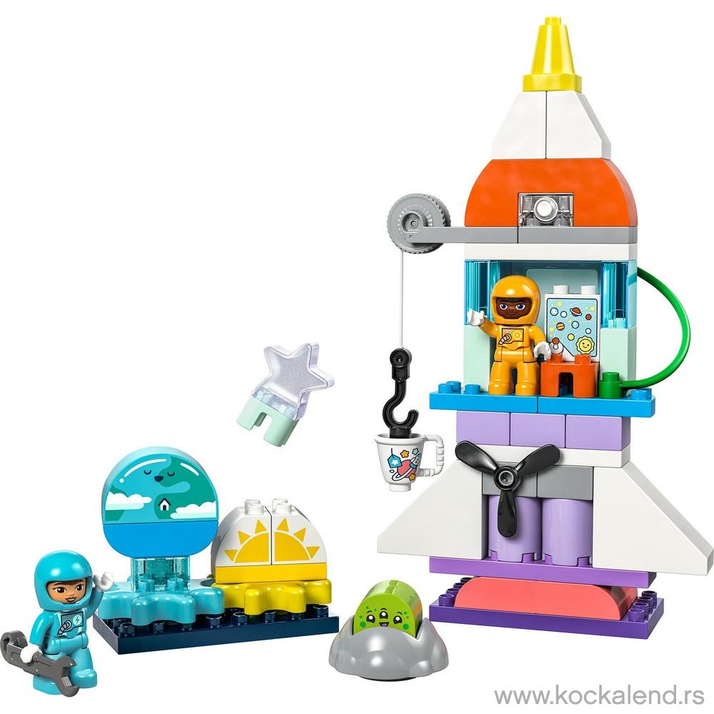 LEGO DUPLO TOWN 3IN1 SPACE SHUTTLE ADVENTURE 