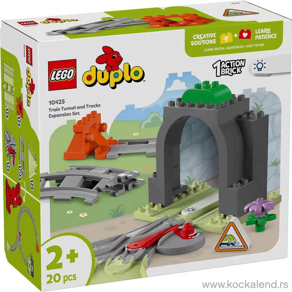 LEGO DUPLO TOWN TRAIN TUNNEL AND TRACKS EXPANSION SET 