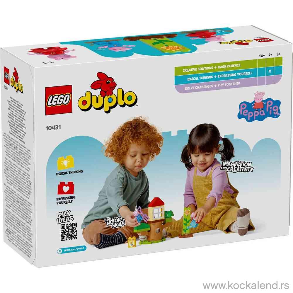 LEGO DUPLO PEPPA PIG GARDEN AND TREE HO 