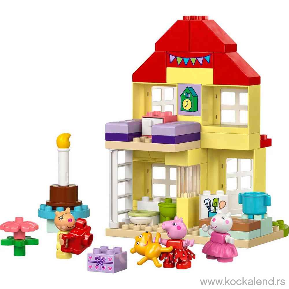 LEGO DUPLO PEPPA PIG BIRTHDAY HOUSE 