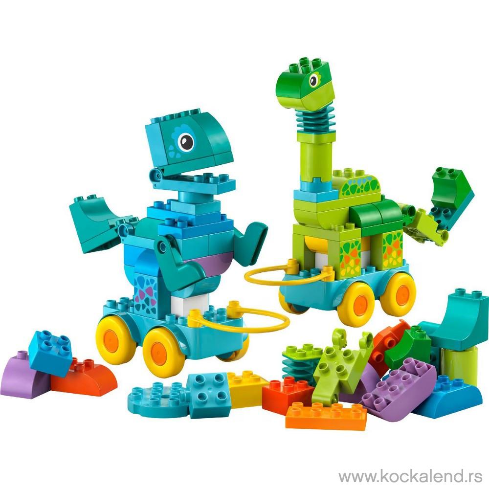 LEGO DUPLO 3IN1 DINOSAURS ON WHEELS 