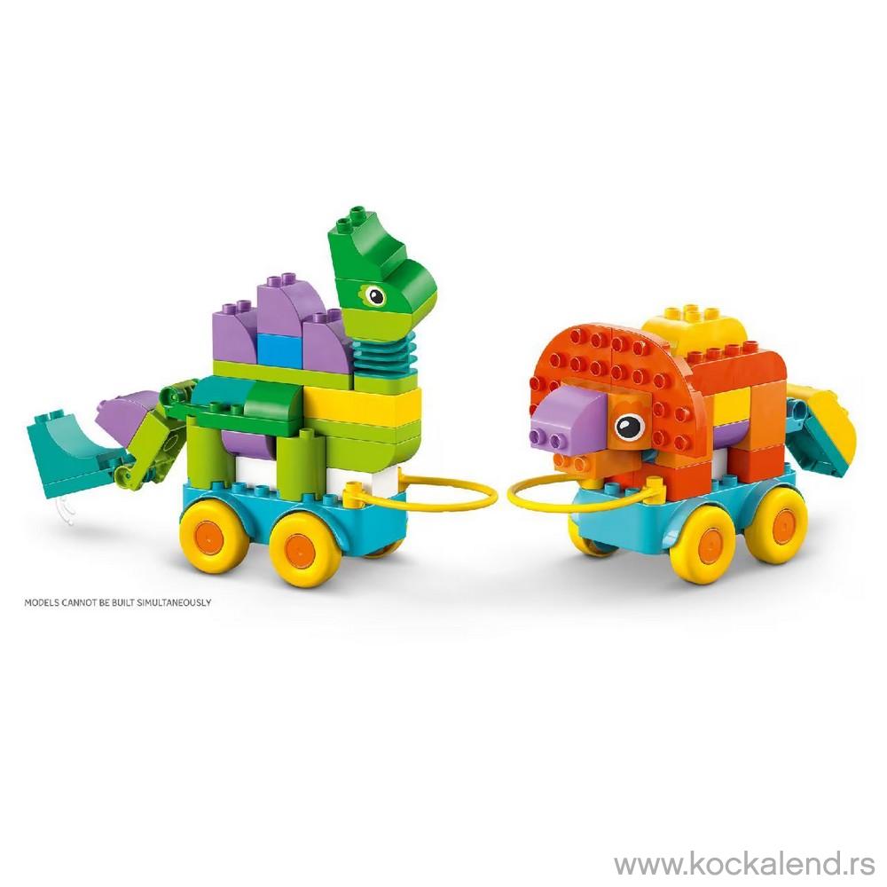 LEGO DUPLO 3IN1 DINOSAURS ON WHEELS 