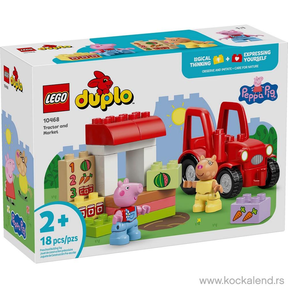 LEGO DUPLO PEPPA PIG TRACTOR AND MARKET 