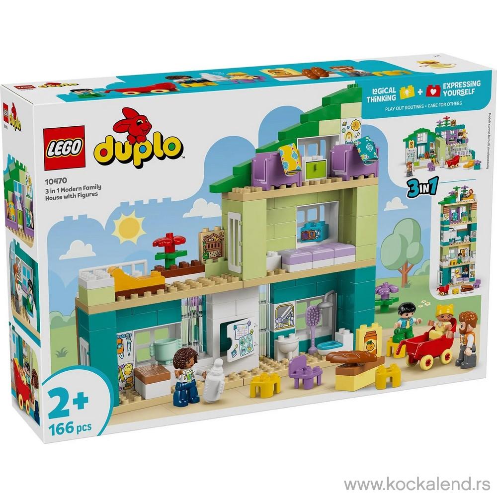 LEGO DUPLO 3 IN 1 MODERN FAMILY HOUSE 