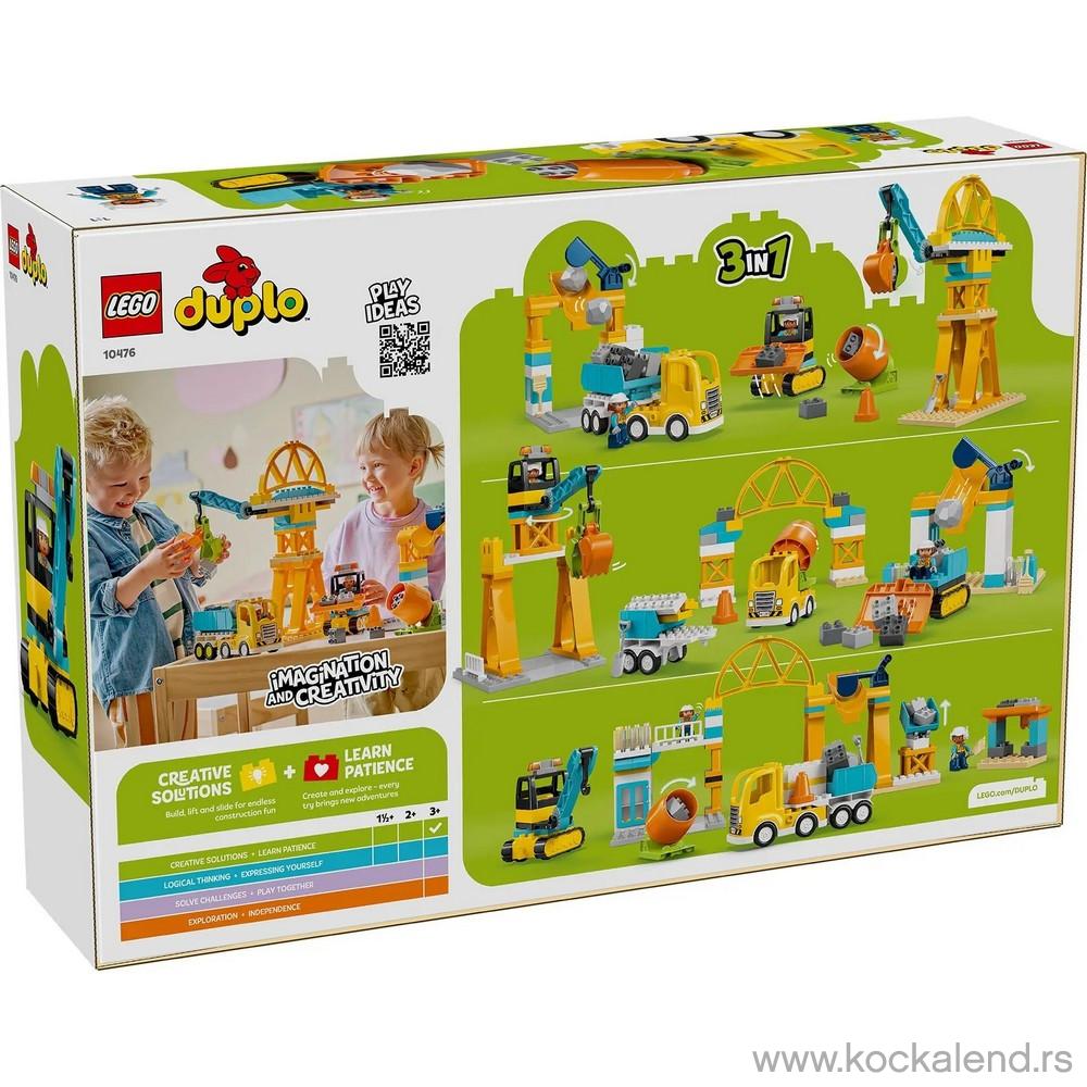 LEGO DUPLO TOWN 3 IN 1 CONSTRUCTION SITE 