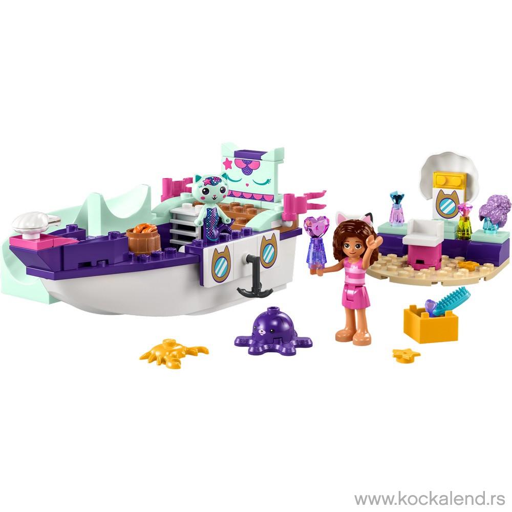 LEGO GABBYS DOLLHOUSE GABBY & MERCATS SHIP & SPA 