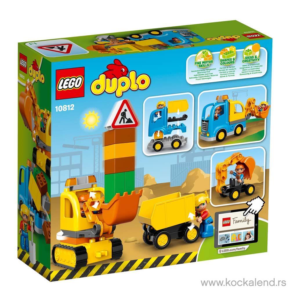 LEGO DUPLO TRUCK   TRACKED EXCAVATOR 