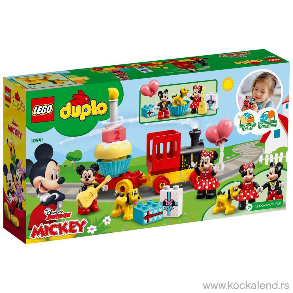 LEGO DUPLO DISNEY TM MICKEY & MINNIE BIRTHDAY TRAIN 