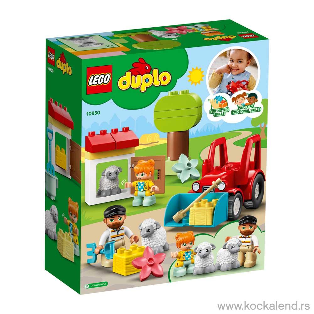 LEGO DUPLO TOWN FARM TRACTOR & ANIMAL CARE 