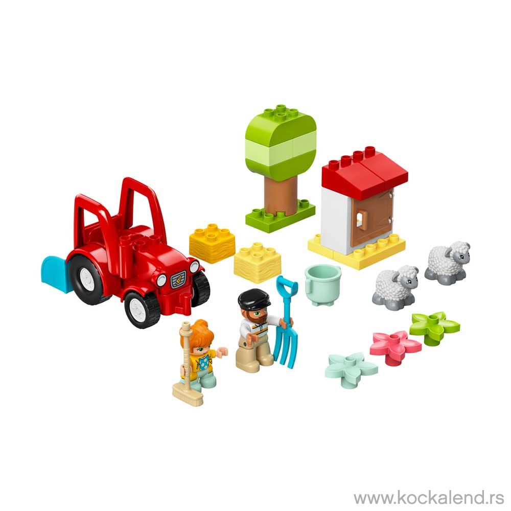 LEGO DUPLO TOWN FARM TRACTOR & ANIMAL CARE 