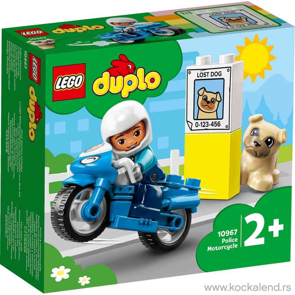 LEGO DUPLO TOWN POLICE MOTORCYCLE 