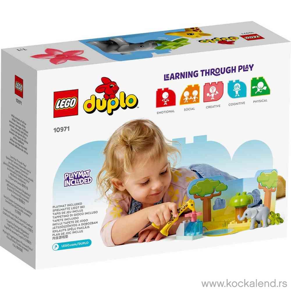 LEGO DUPLO TOWN WILD ANIMALS OF AFRICA 