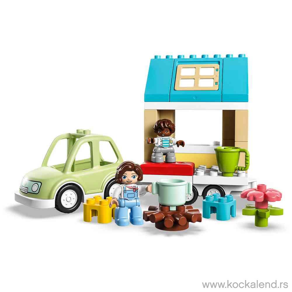 LEGO DUPLO TOWN FAMILY HOUSE ON WHEELS 