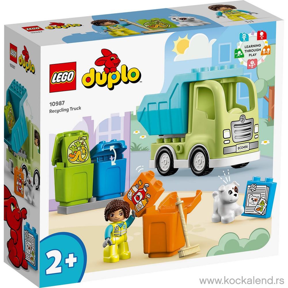 LEGO DUPLO TOWN RECYCLING TRUCK 