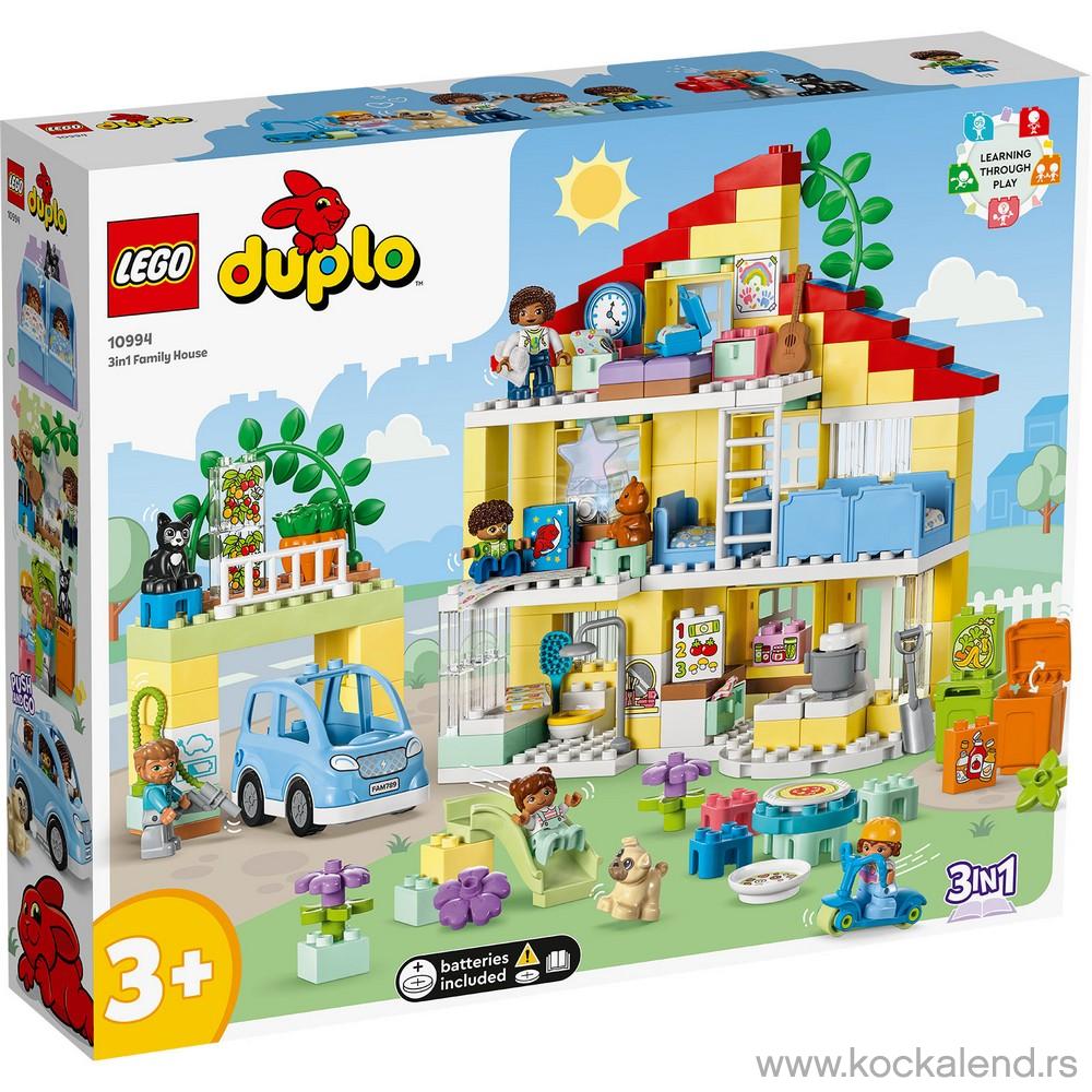 LEGO DUPLO TOWN 3IN1 FAMILY HOUSE 