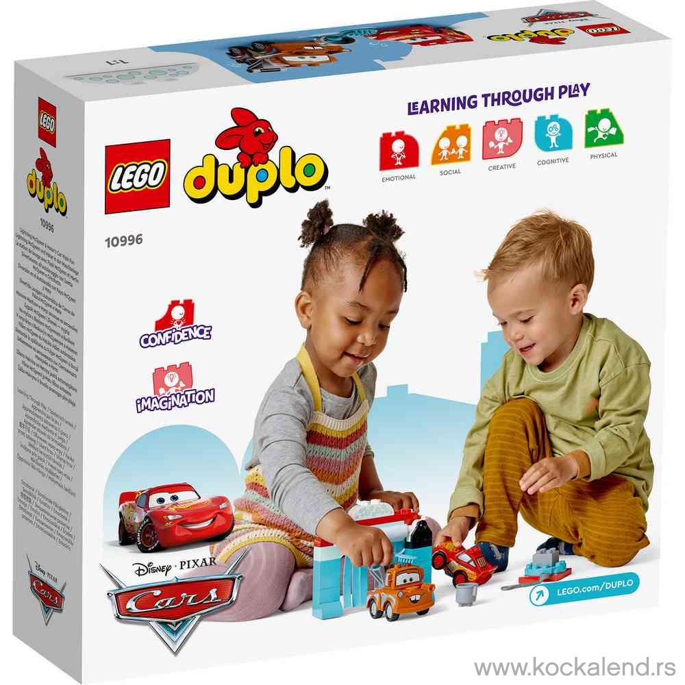 LEGO DUPLO DISNEY TM LIGHTNING MCQUEEN  AND  MATERS CAR WASH FUN 