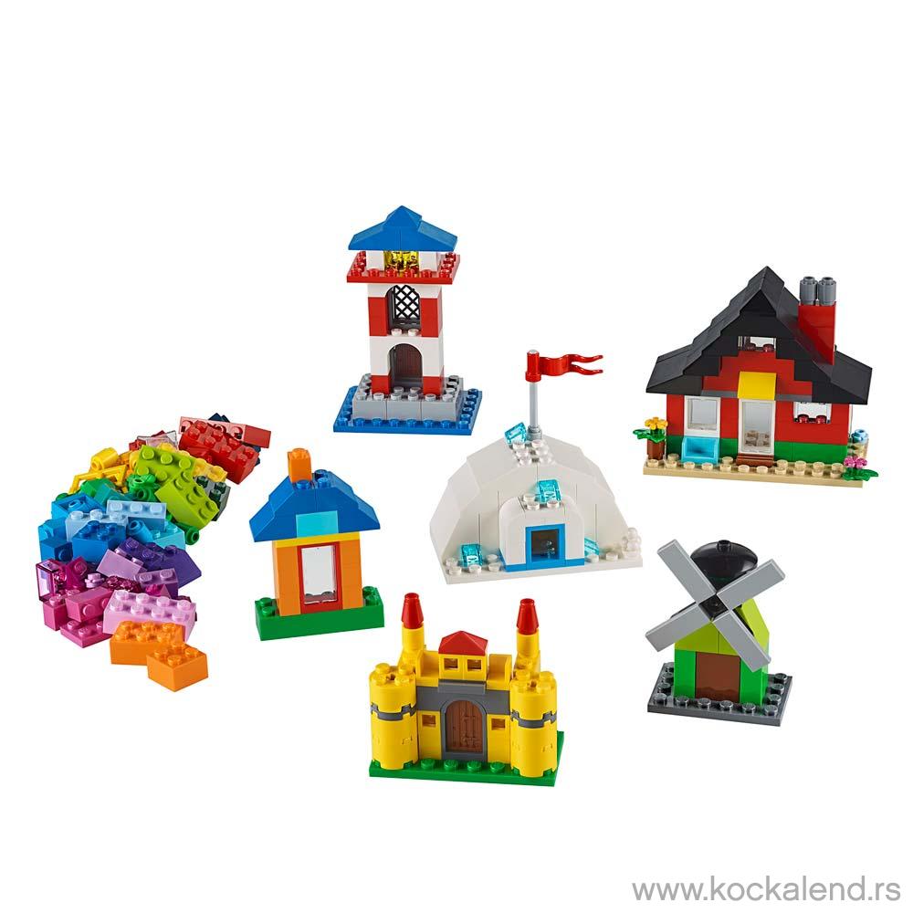 LEGO CLASSIC BRICKS AND HOUSES 
