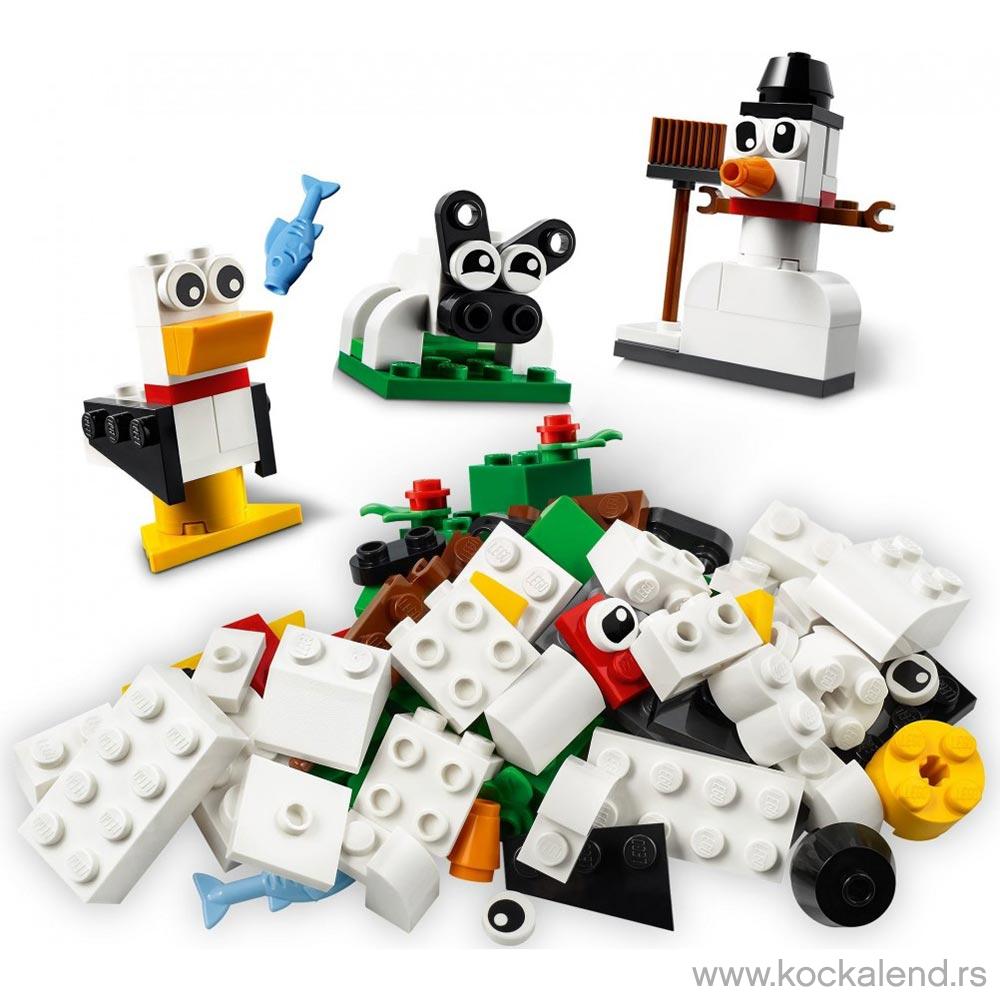 LEGO CLASSIC CREATIVE WHITE BRICKS 