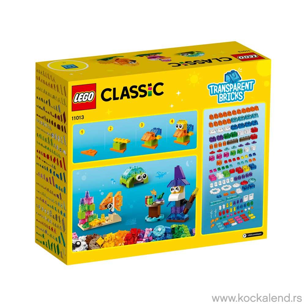 LEGO CLASSIC CREATIVE TRANSPARENT BRICKS 