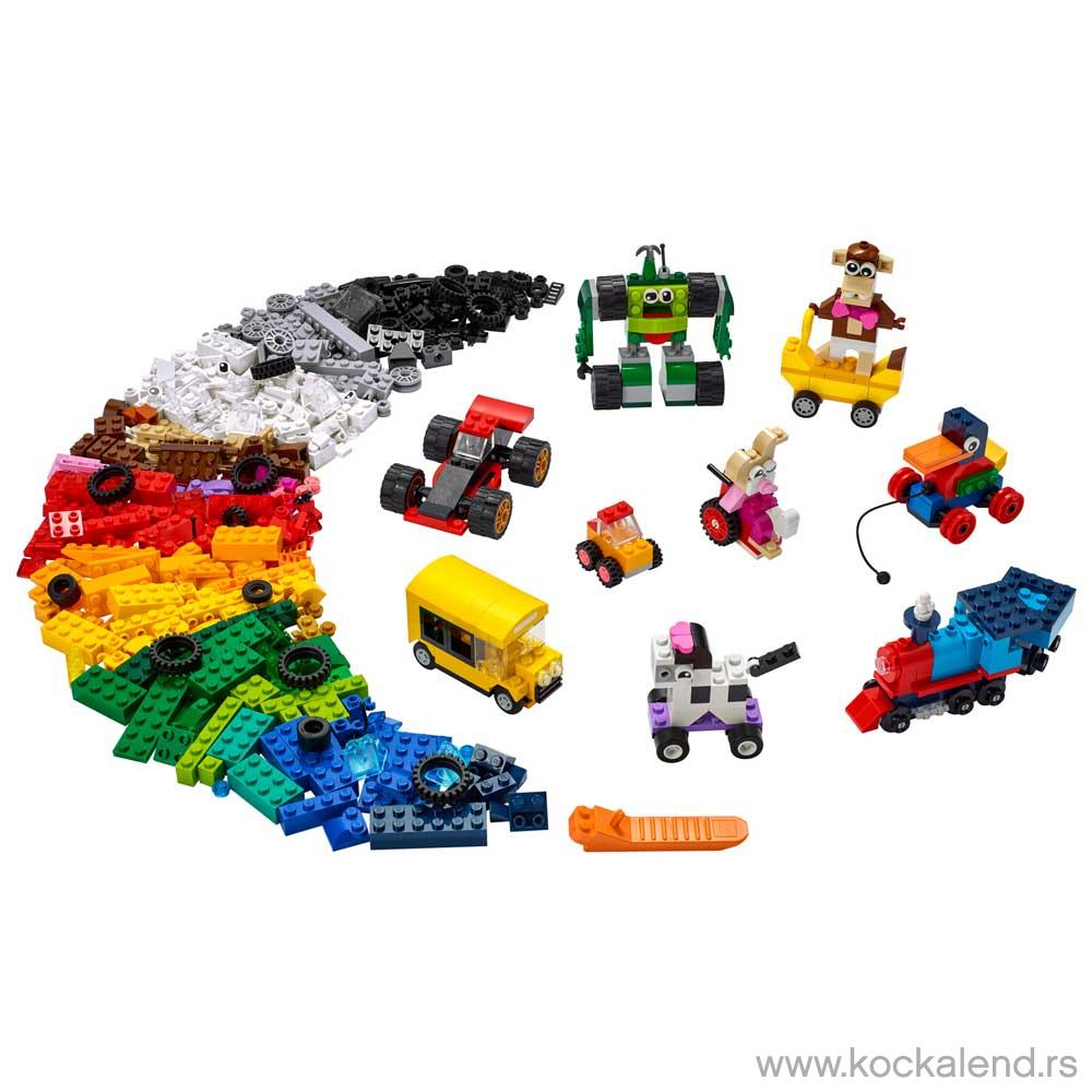 LEGO CLASSIC BRICKS AND WHEELS 