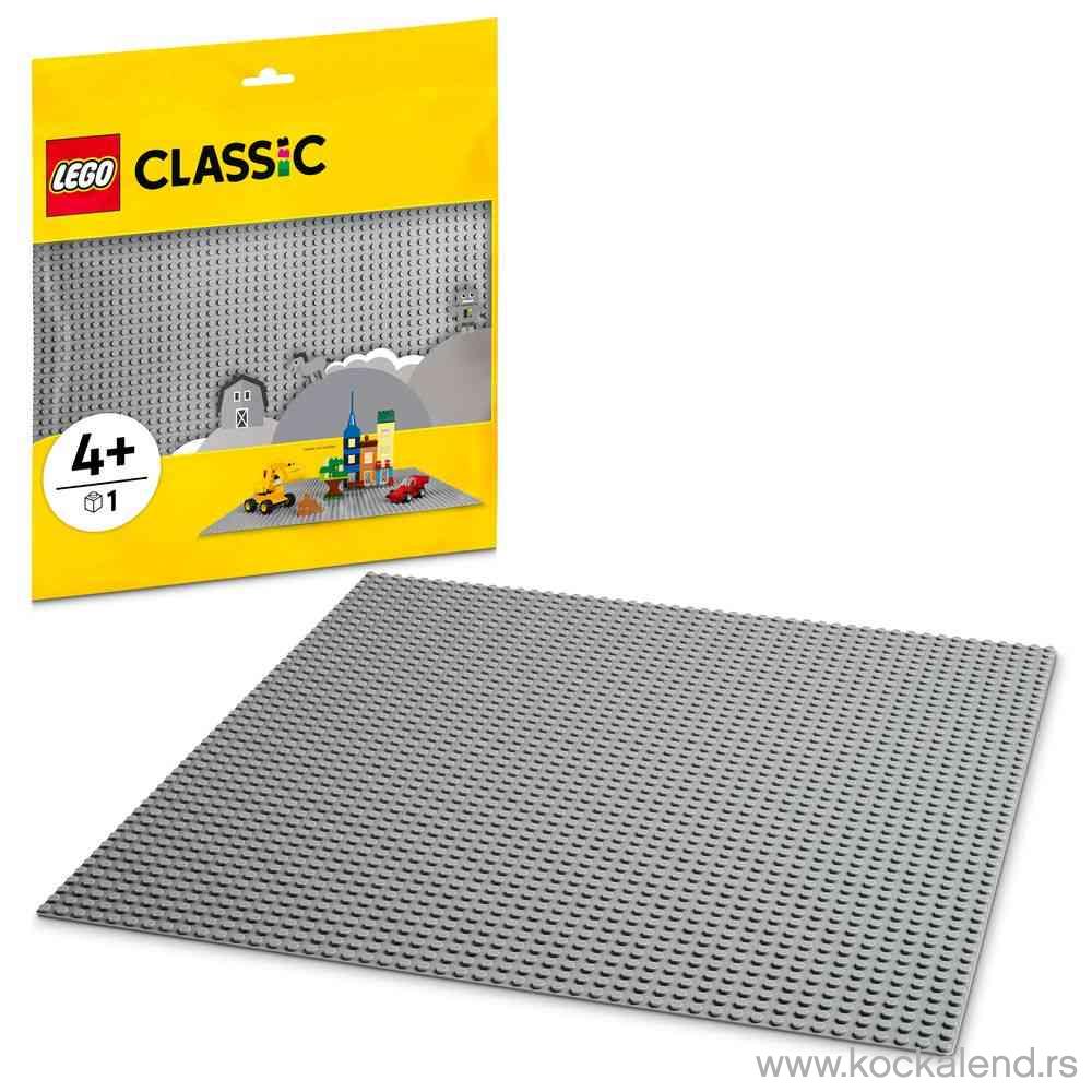 LEGO LEGO CLASSIC GRAY BASEPLATE 