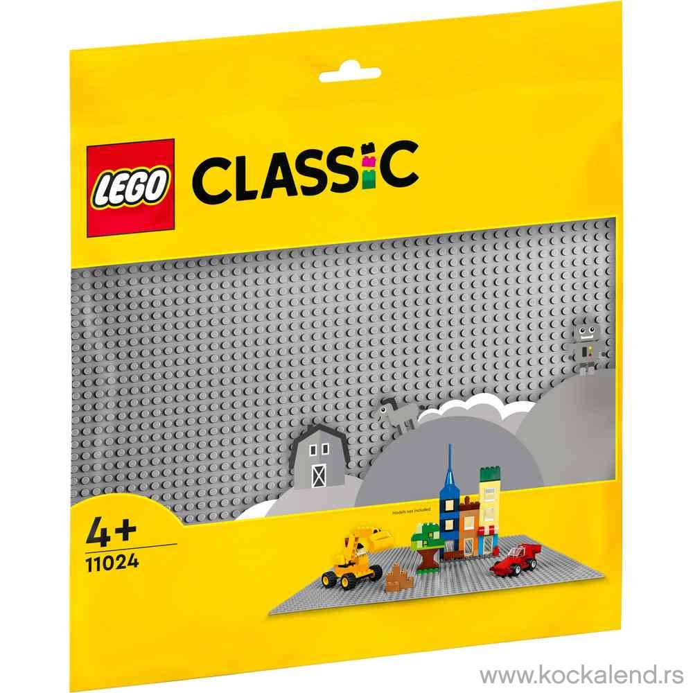LEGO LEGO CLASSIC GRAY BASEPLATE 