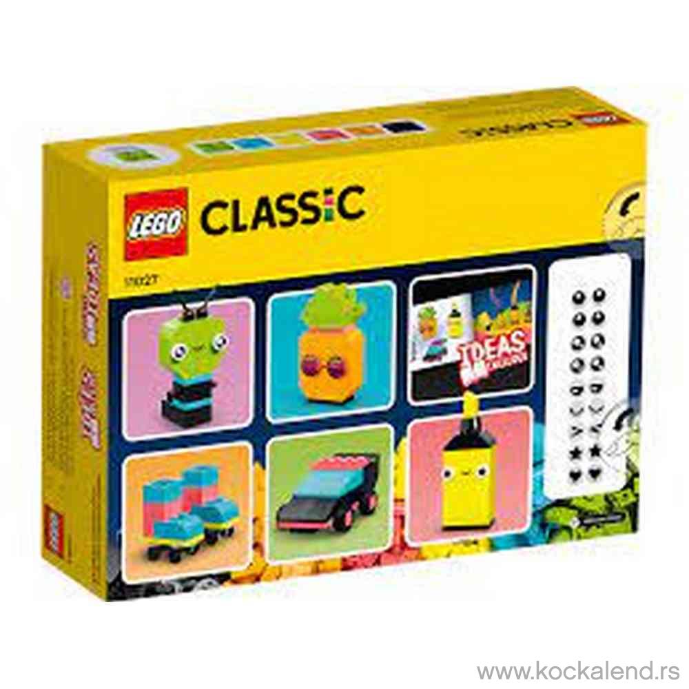 LEGO CLASSIC CREATIVE NEON FUN 