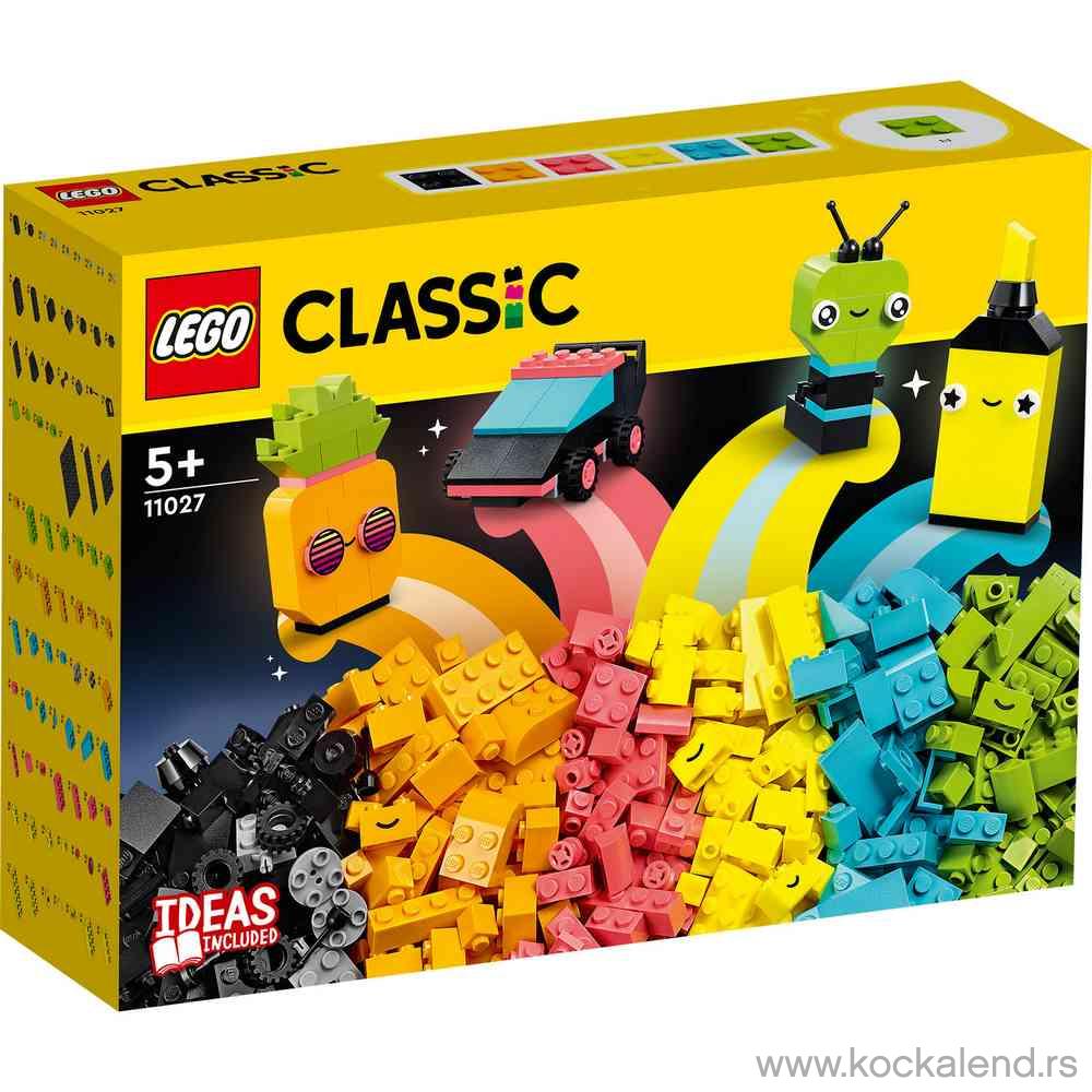 LEGO CLASSIC CREATIVE NEON FUN 