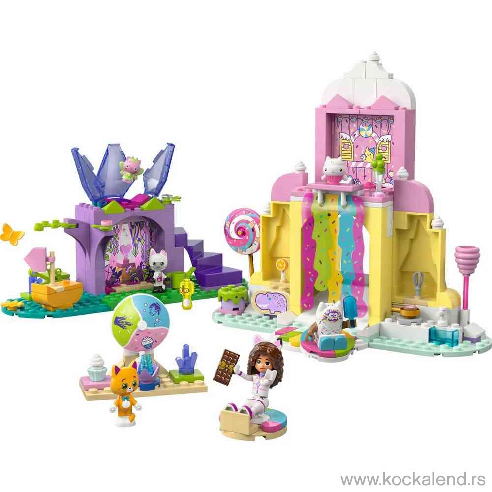 LEGO GABBYS DOLLHOUSE SWEET TREAT MOUNTAIN AND KITTY 