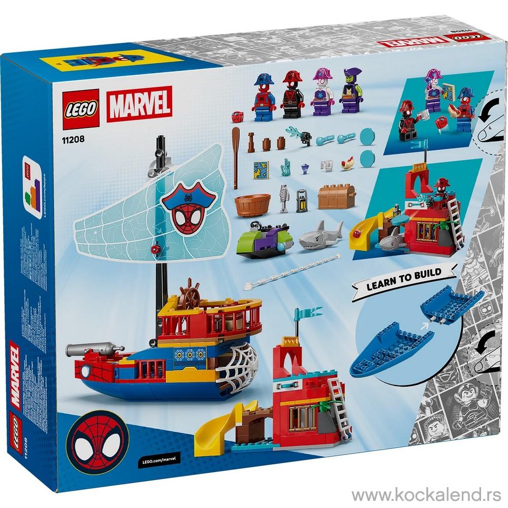 LEGO MARVEL TEAM SPIDEY PIRATE SHIP 