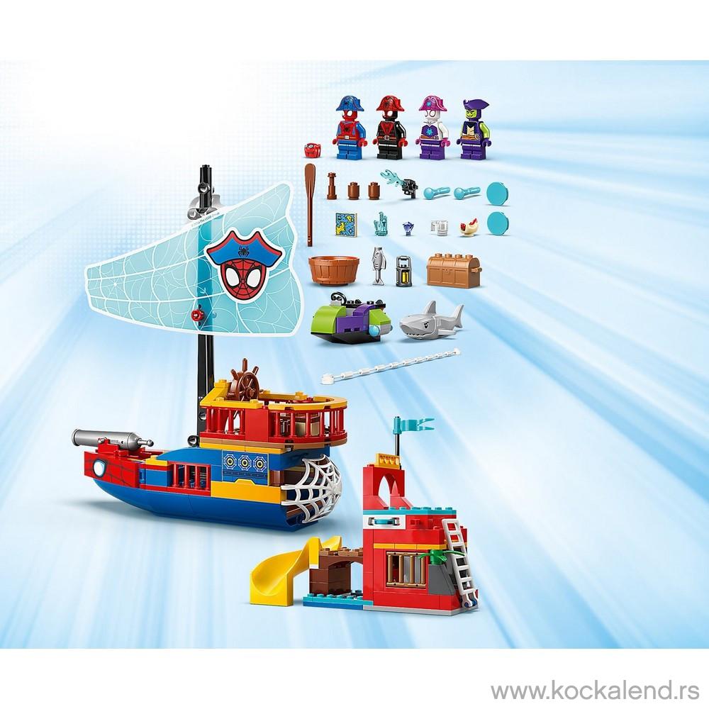 LEGO MARVEL TEAM SPIDEY PIRATE SHIP 