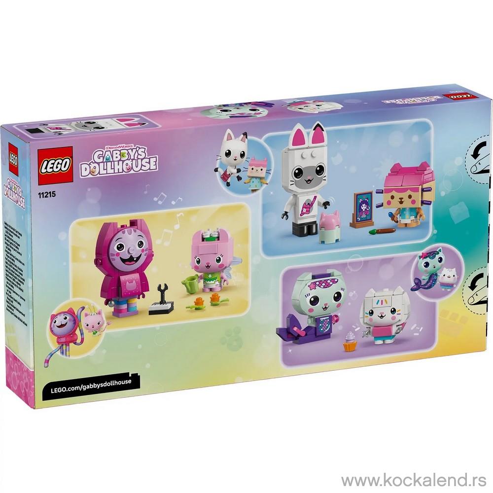 LEGO GABBYS DOLLHOUSE BRICKBUILT CAT FRIENDS 