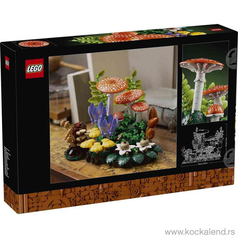 LEGO BOTANICALS WOODLAND MUSHROOMS 