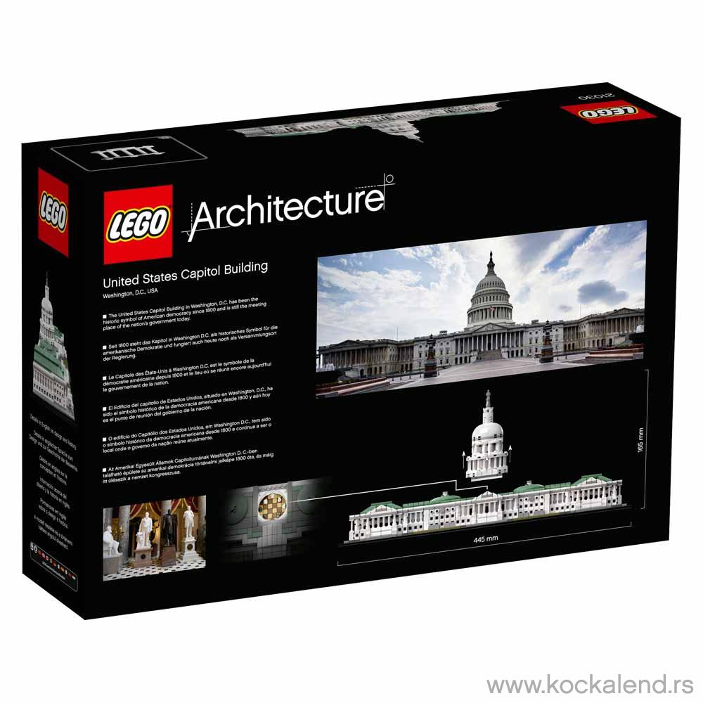 LEGO ARCHITECTURE CAPITOL BUILDING 