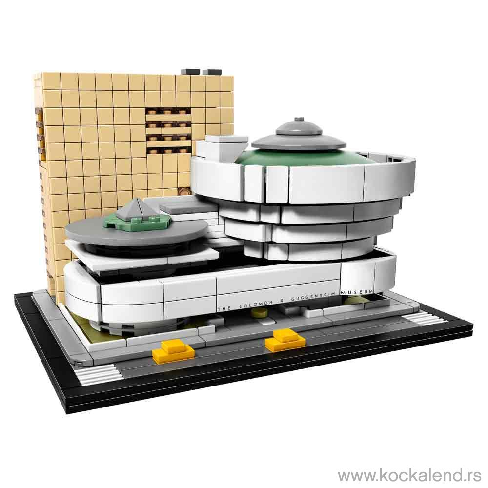 LEGO ARCHITECTURE SOLOMON R. GUGGENHEIM MUSEUM 