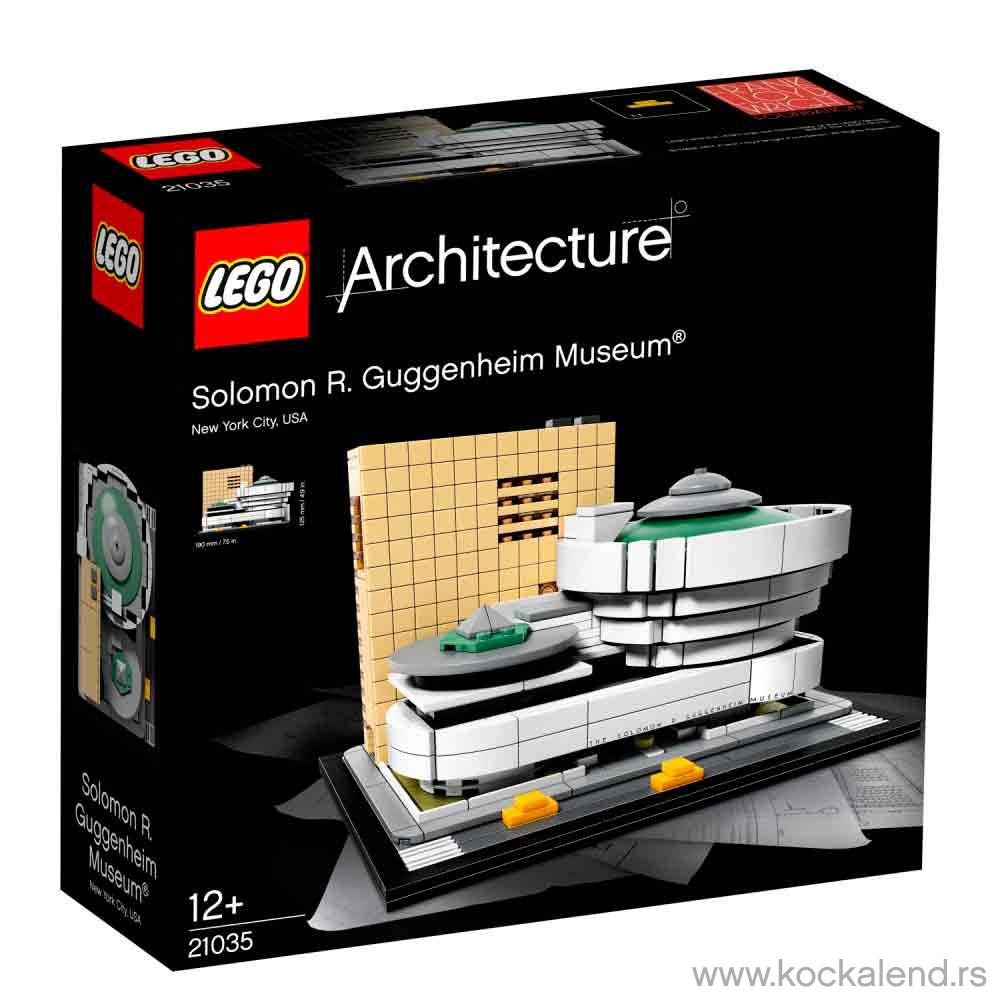 LEGO ARCHITECTURE SOLOMON R. GUGGENHEIM MUSEUM 